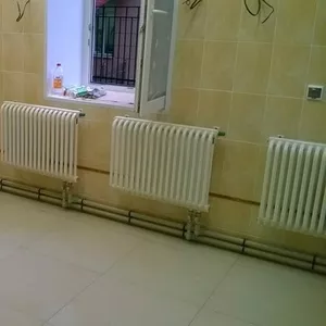 Монтаж радиаторов отопления в загородном доме в Могилеве