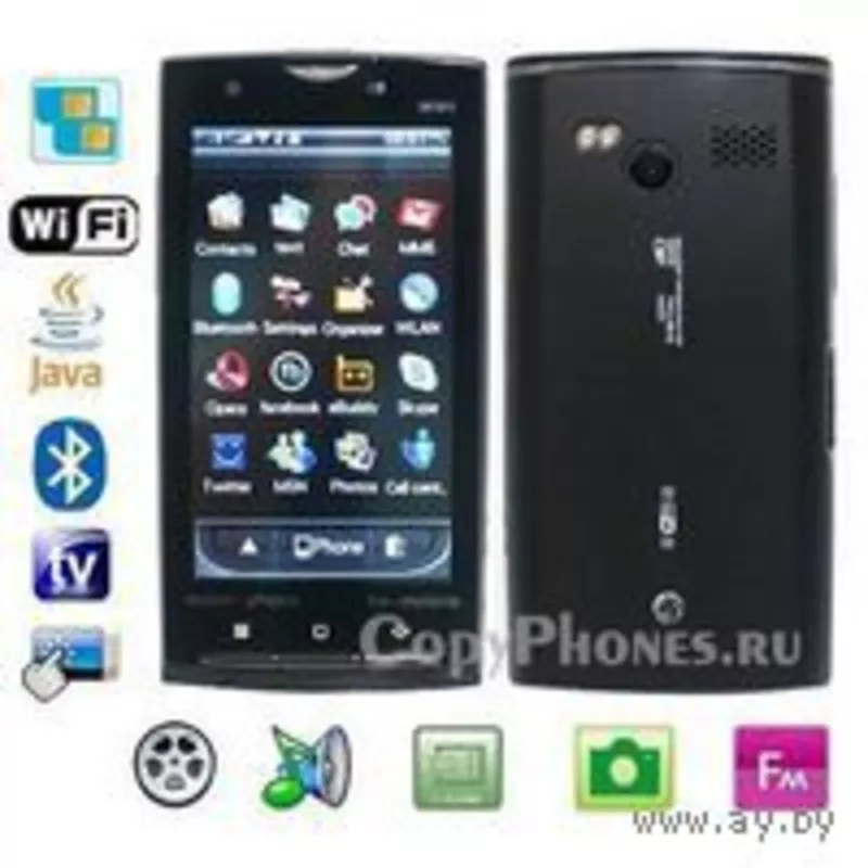 Продам мобильный телефон Sony Ericsson Xperia X10 - на 2 sim,  2 камеры по 2.0 Мрх,  Wi-Fi,  Opera Mini,  TV,  JAVA и мн.др. Мало б/у. 3