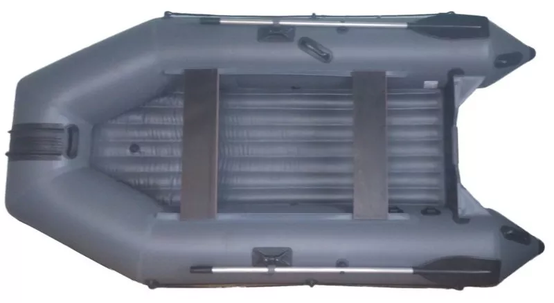 Килевая моторная надувная лодка с надувным дном низкого давления НДНД 2