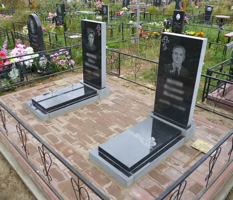 Благоустройство могил на кладбище в Могилеве 3