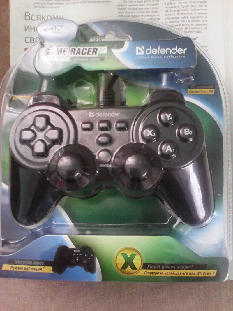 Проводной джойстик Defender Game Racer X7