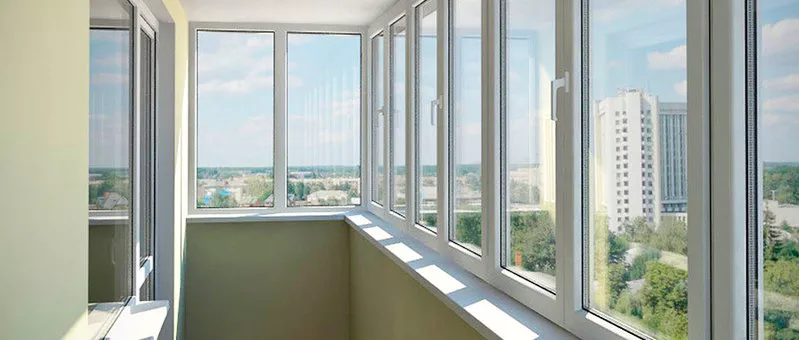 Балконные рамы из ПВХ и алюминиевого профиля. 2