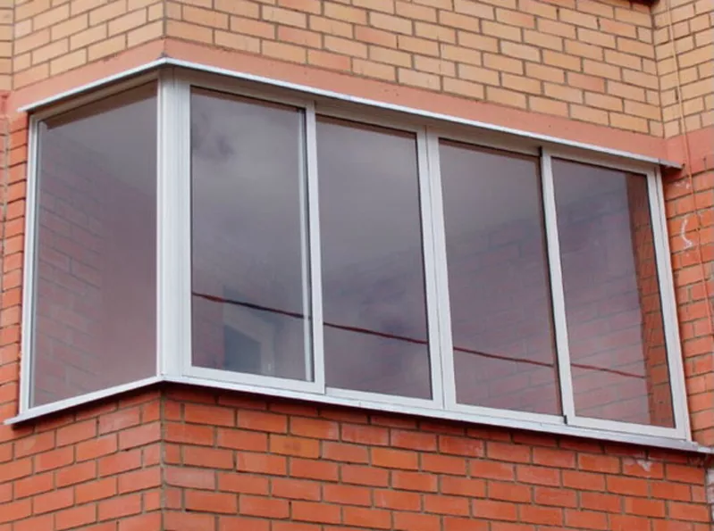 Балконные рамы из ПВХ и алюминиевого профиля. 3