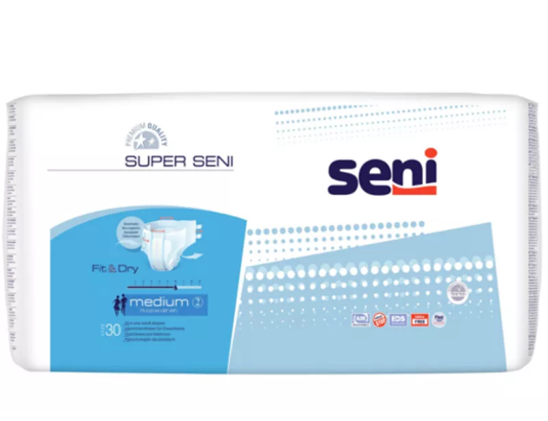 Подгузники для взрослых Super Seni Air 2 (medium 75-110 см)